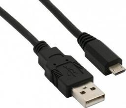 Kabel USB InLine USB-A - microUSB 5 m Czarny (31750)
