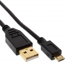 Kabel USB InLine USB-A - microUSB 5 m Czarny (31750P)