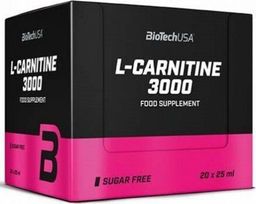  Bio Tech BioTechUSA - L-karnityna 3000, Cytryna, 20 x 25 ml