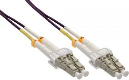  InLine Kabel światłowodowy Duplex LC/LC 50/125µm OM4 5m (88522P)