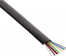  InLine Modularny kabel 8 żył, czarny, 100m, pierścień (68818)