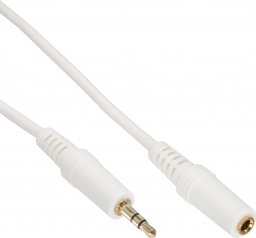 Kabel InLine Jack 3.5mm - Jack 3.5mm 5m biały (99935W)