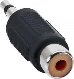 Adapter AV InLine Jack 3.5mm - RCA (Cinch) czarny (99326)