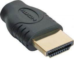Adapter AV InLine HDMI - HDMI Micro czarny (17690A)