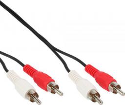 Kabel Intos RCA (Cinch) x2 - RCA (Cinch) x2 2m czarny (89933)