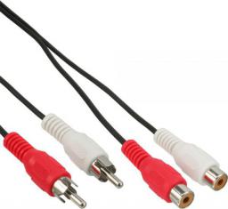 Kabel Intos RCA (Cinch) x2 - RCA (Cinch) x2 20m czarny (89934L)