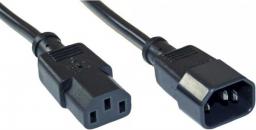Kabel zasilający InLine - przedłużacz do komputera - C13 - C14 3 Pin IEC męski (16637)