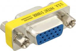 Adapter AV InLine D-Sub (VGA) - D-Sub (VGA) żółty (37724)