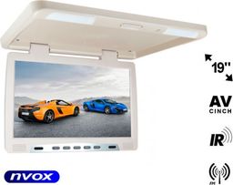  Nvox Monitor podwieszany podsufitowy LCD 19cali cali LED FM IR VGA... (NVOX RF1980 BE)