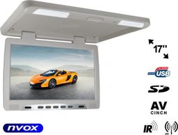 Nvox Monitor podwieszany podsufitowy lcd 17cali cali led ir fm usb sd