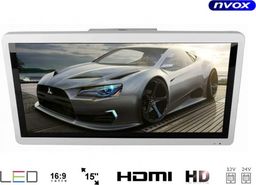 Nvox Monitor podwieszany podsufitowy naścienny autobusowy led 15cali hdmi video-in 12v 24v