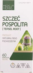  Medica Herbs Medica Herbs Szczeć Pospolita (Teasel Root) 500 mg - 60 kapsułek