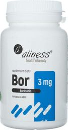  Aliness MedicaLine Aliness Bor (kwas borowy) 3 mg - 100 kapsułek