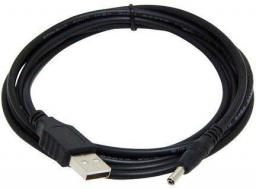Kabel USB Gembird USB-A - mini Jack 3.5 mm 1.8 m Czarny (CC-USB-AMP35-6)
