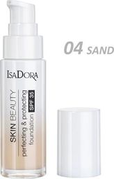  IsaDora IsaDora SKIN BEAUTY Perfecting & Protecting 30ml, Kolor : 04