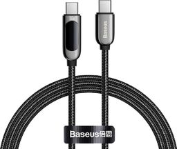 Kabel USB Baseus USB-C - USB-C 1 m Czarny (BSU2773BLK)