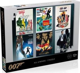  Winning Moves Puzzle James Bond 007 Actor Debut 1000 elementów