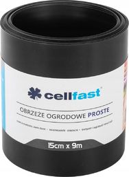  Cellfast Obrzeże Ogrodowe Proste Czarne 15cm x 9m