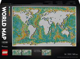  LEGO Art Mapa świata (31203)
