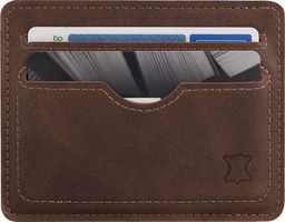  Surazo Slim Card Wallet - Orzechowy Uniwersalny