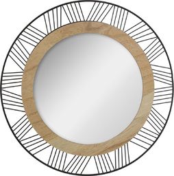 Atmosphera Metalowe okrągłe lustro ścienne Joe 45 cm