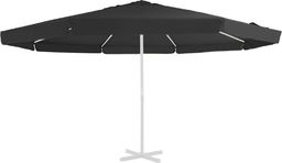  vidaXL Pokrycie do parasola ogrodowego, czarne, 500 cm