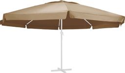  vidaXL Pokrycie do parasola ogrodowego, kolor taupe, 600 cm