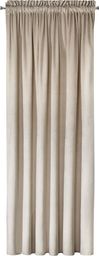 Eurofirany Zasłona Dekoracyjna Welwet Melanie Beż 140x270