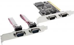 Kontroler InLine PCI - 4x Port szeregowy DB9 (66639I)