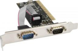Kontroler InLine PCI - 2x Port szeregowy DB9 (66636I)