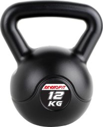 Kettlebell ENERO FIT bitumiczny 12 kg