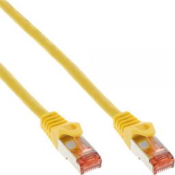  InLine Patch Kabel Sieciowy S/FTP PiMF Cat.6 PVC copper żółty 2m - 76402Y