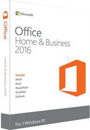  Microsoft Office 2016 dla Użytkowników Domowych i Małych Firm dla komputerów DELL (630-ABDD) 