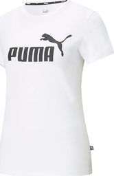  Puma Koszulka damska Puma ESS Logo Tee biała 586774 02
