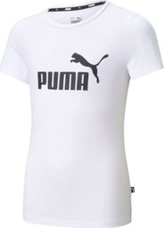  Puma Koszulka dla dzieci Puma ESS Logo Tee G biała 587029 02