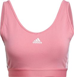  Adidas Stanik sportowy damski adidas Essentials 3-Stripes różowy H10189