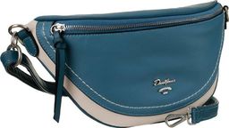 David Jones Listonoszka nerka 2w1 niebieska David Jones 6204-1 PEACOCK