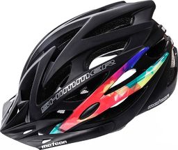  Meteor Kask rowerowy Shimmer czarny r. L 