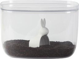 Qualy Pojemnik do przechowywania Bella Bunny biały 7L 10323-CL-WH