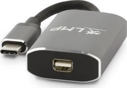 Adapter USB LMP 16138 USB-C - DisplayPort Mini Szary  (LMP-USBC-M-DP-SG)
