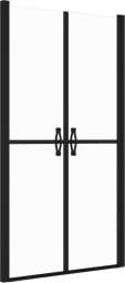  vidaXL Drzwi prysznicowe, przezroczyste, ESG, (78-81)x190 cm