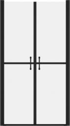  vidaXL Drzwi prysznicowe, szkło mrożone, ESG, (93-96)x190 cm