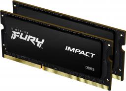 Pamięć do laptopa Kingston Fury Impact, SODIMM, DDR3L, 16 GB, 1866 MHz, CL11 (KF318LS11IBK2/16)