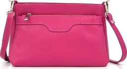  Vera Pelle vp1027 różowy torebka skórzana listonoszka, minimalistyczny fason Nie dotyczy