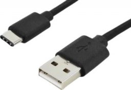 Kabel USB Digitus USB-A - USB-C 1.8 m Czarny (AK-300136-018-S)