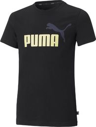 Puma Koszulka unisex Puma Core ESS+ 2 COL LOGO czarna 58698501 128