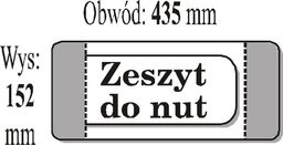  IKS Okładka na zeszyt do nut p50 IKS - IKS OKŁ