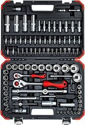 Gedore Gedore Red socket wrench set 1/4 "+ 1/2", 94 pieces (red / black, with reversible ratchets, SW 4mm - 32mm)