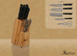 MartGlass Collection Blok z nożami - 5 części
