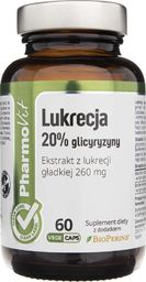  Quicksilver Pharmovit Lukrecja 20% glicyryzyny - 60 kapsułek